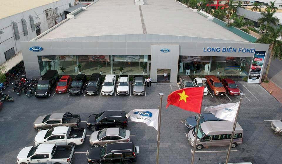 Toàn cảnh showroom Ford Long Biên lớn nhất Đông Nam Á