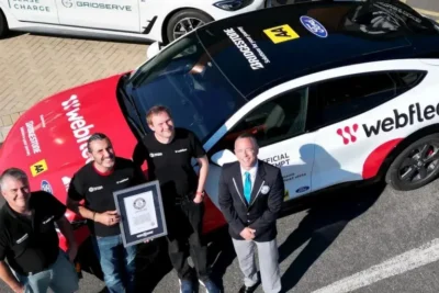 ford mustang mach e word record