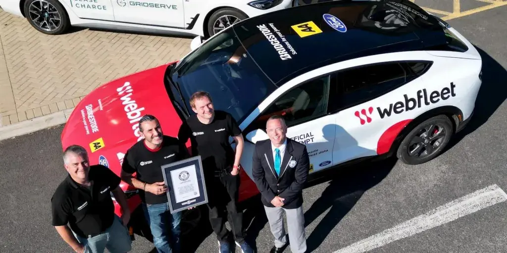 ford mustang mach e word record