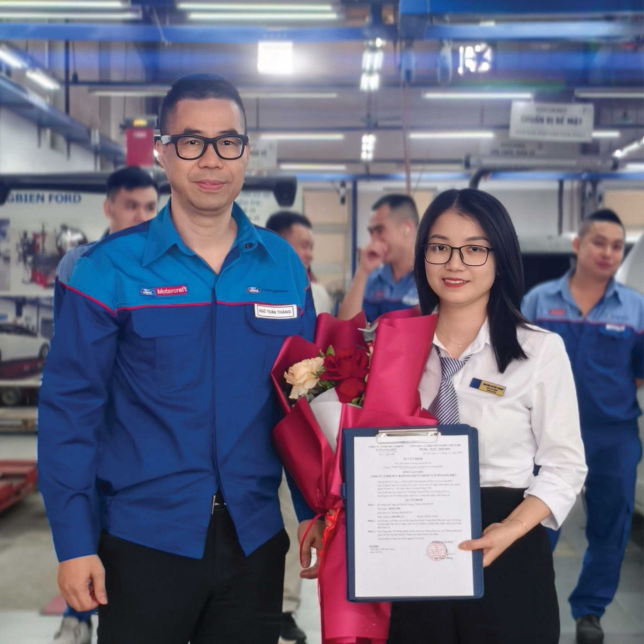 quyet dinh bo nhiem can bo ford long bien