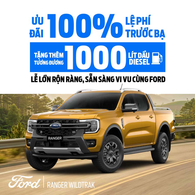gia xe ford ranger 2026