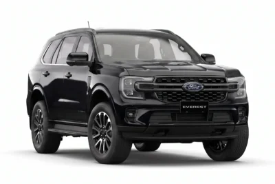 Hình ảnh xe Ford Everest 2026 thế hệ mới màu đen phân phối chính hãng tại Ford Long Biên.