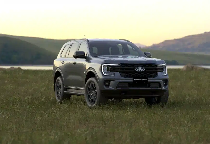 Hình ảnh xe Ford Everest Sport 2026 thế hệ mới phân phối chính hãng tại Ford Long Biên.